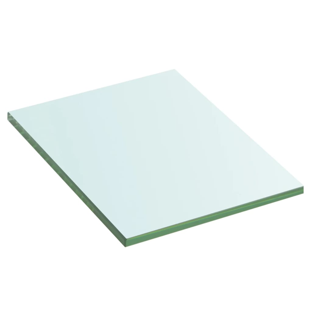 vidaXL Prateleiras 2 pcs 20x15 cm vidro transparente