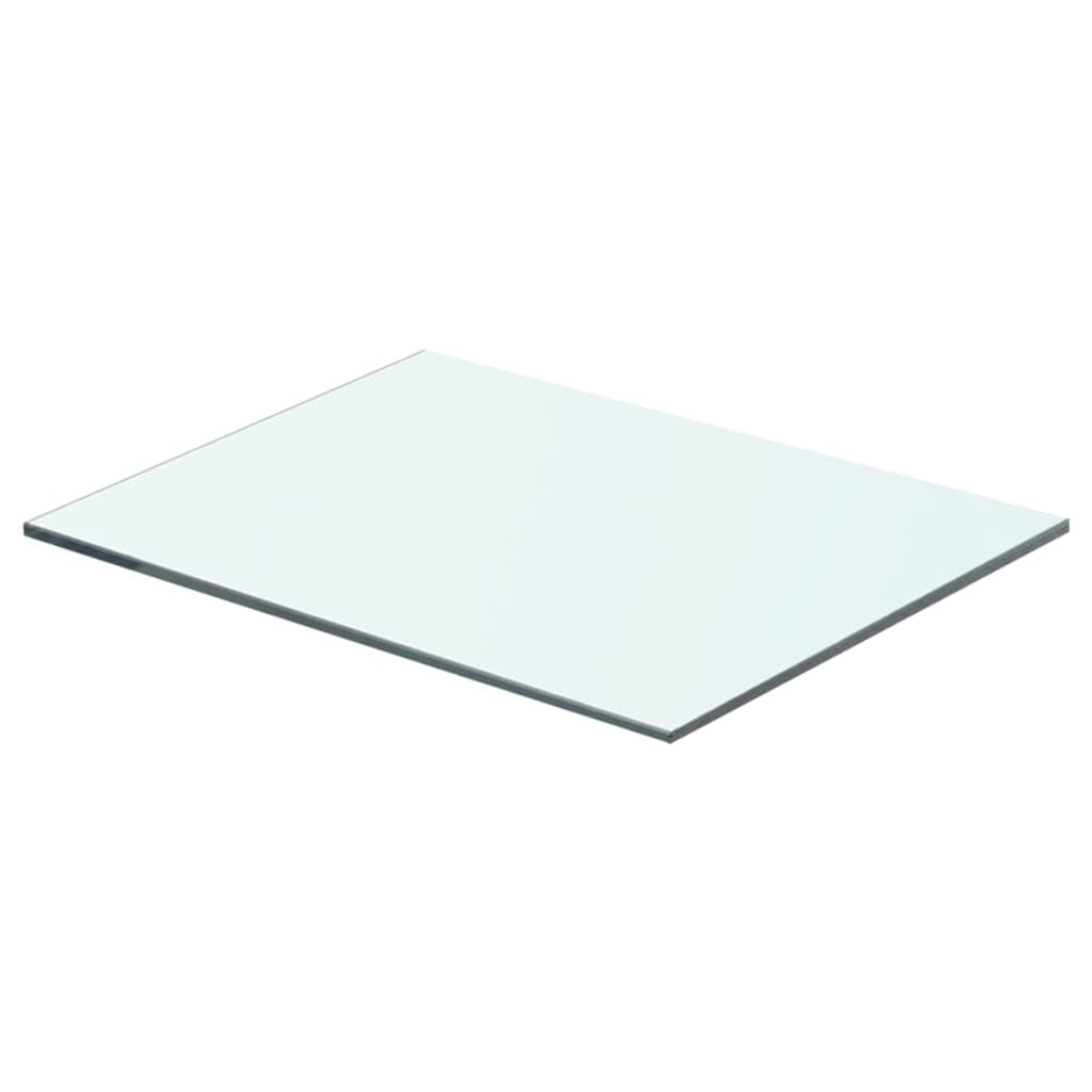 vidaXL Prateleiras 2 pcs 40x25 cm vidro transparente