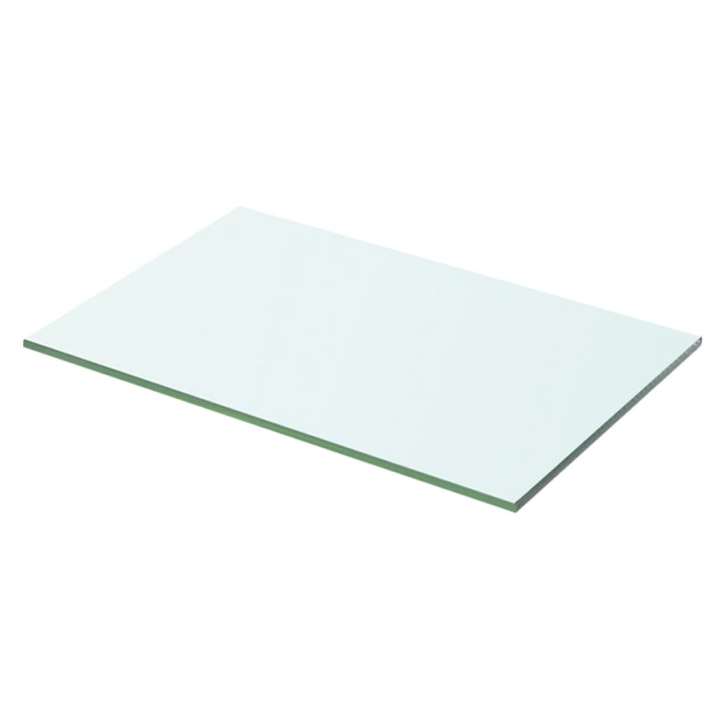 vidaXL Prateleiras 2 pcs 50x25 cm vidro transparente