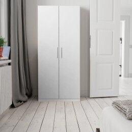 Alexandra House Living|Sapateira Alexandra House Living Branco 59 x 171 x 35 cm 2 portas 7 Prateleiras