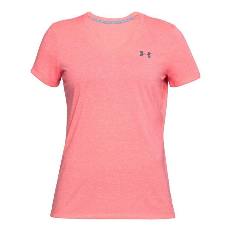 Under Armour|Camisola de Manga Curta Mulher Under Armour 1289650-819 Cor de Rosa (XS) Under Armour|Camisola de Manga Curta Mulher Under Armour 1289650-819 Cor de Rosa (XS)