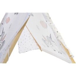 DKD Home Decor|Tenda de Campanha DKD Home Decor Algodão Madeira Unicórnio (110 x 110 x 106 cm)
