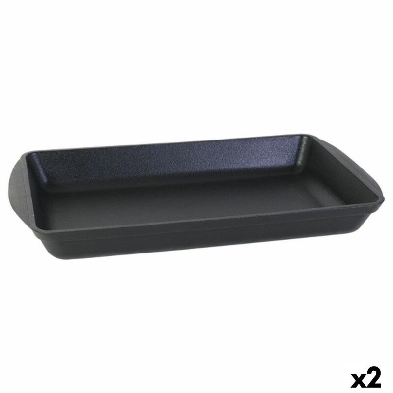 Inde|Recipiente de Cozinha Inde Ferro Fundido 58 x 32,5 x 6,5 cm (2 Unidades)