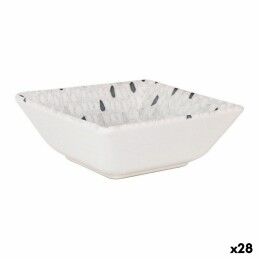 La Mediterránea|bandeja de aperitivos La Mediterránea Boreal 2 Compartimentos 25 x 11 x 3 cm (24 Unidades)