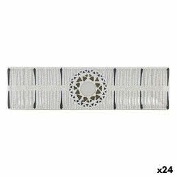 DKD Home Decor|Tabuleiro DKD Home Decor 40,6 x 30 x 6 cm Bege Azul Madeira MDF (2 Unidades)