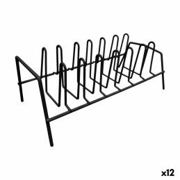 DKD Home Decor|Caixa para Infusões DKD Home Decor Cristal Cor de Rosa Metal Branco 24 x 24 x 7 cm 3 Peças Madeira MDF
