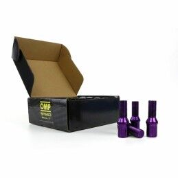 OMP|Set Porcas OMP 27 mm Violeta 20 uds M12 x 1,50