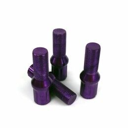 OMP|Set Porcas OMP 27 mm Violeta 20 uds M12 x 1,50