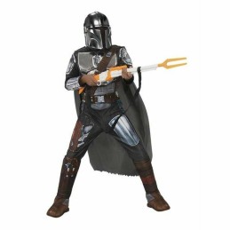 Fantasia para Crianças The Mandalorian Silver Premium Preto