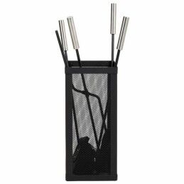 Alexandra House Living|Utensílios para a Lareira Alexandra House Living Preto Ferro 16 x 50 x 16 cm