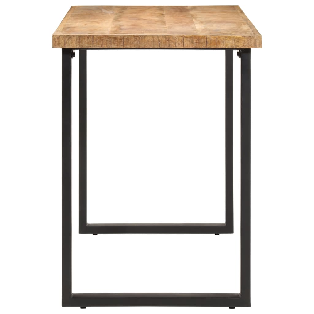 vidaXL Mesa de jantar 110x55x75 cm madeira de mangueira maciça