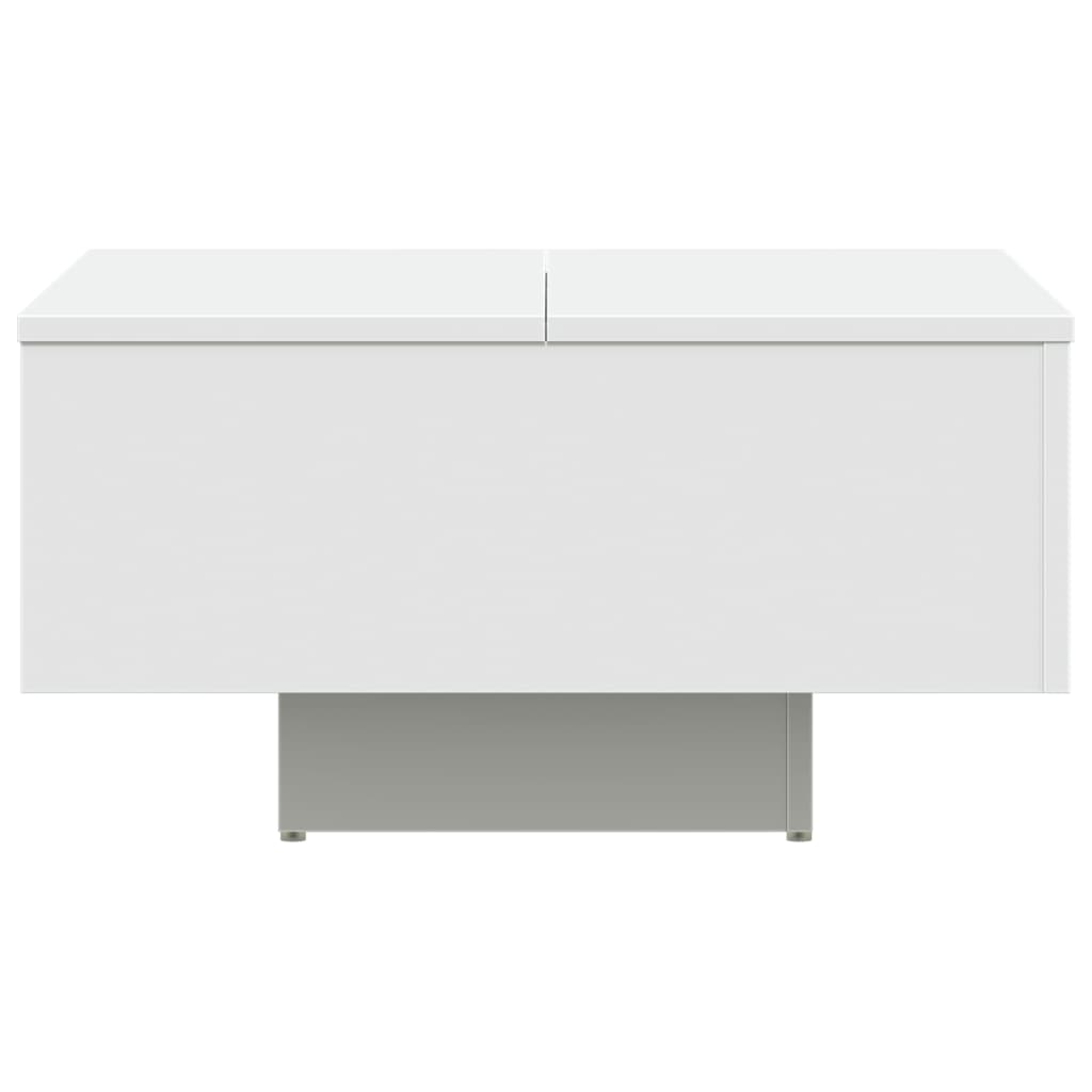 vidaXL Mesa de centro 60x60x31,5 cm contraplacado branco