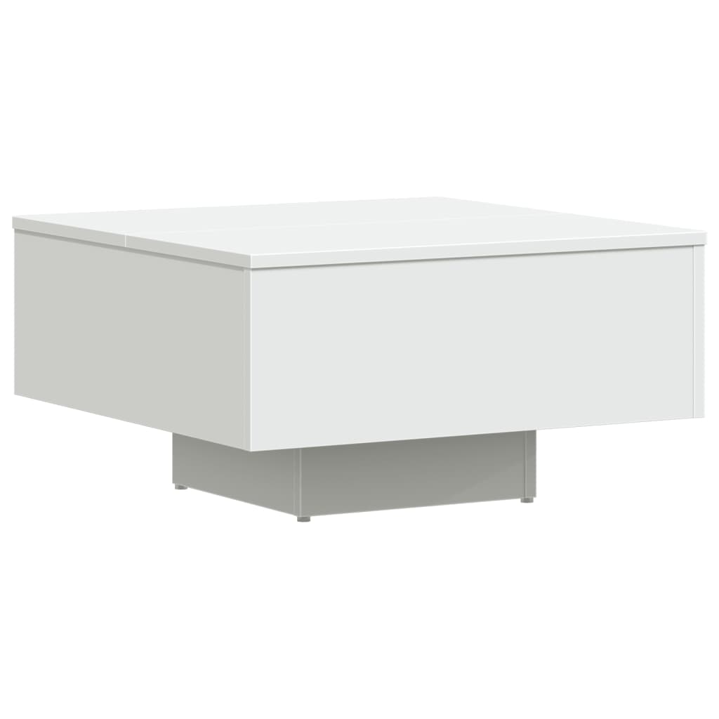 vidaXL Mesa de centro 60x60x31,5 cm contraplacado branco