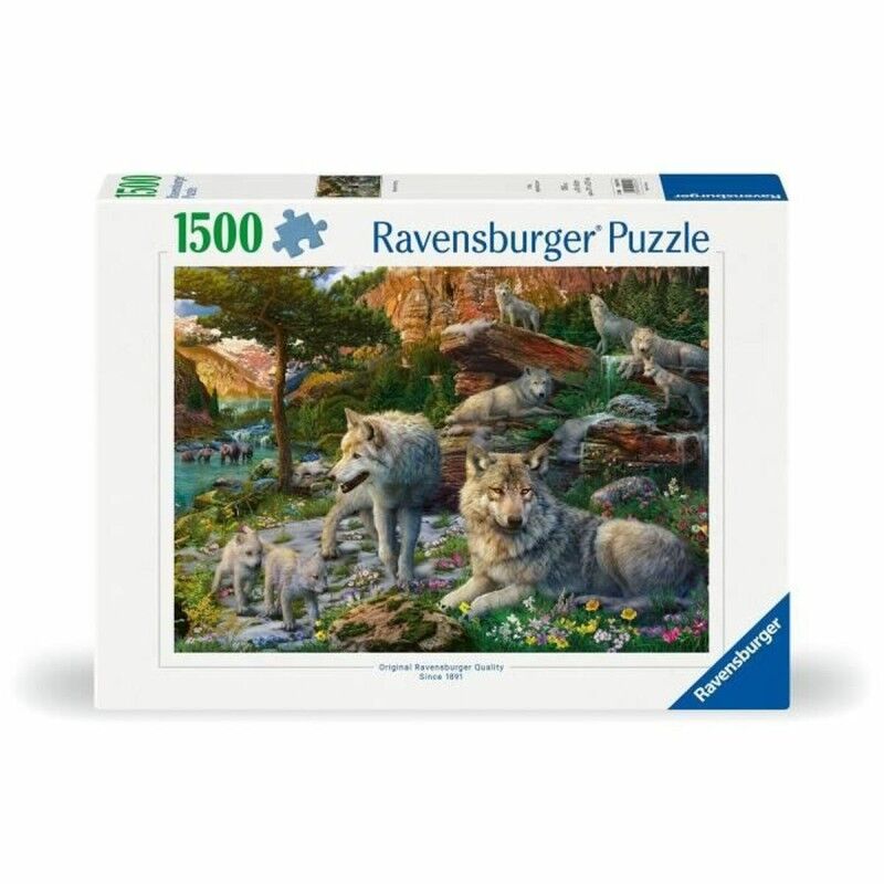 Ravensburger|Puzzle Ravensburger Wolves in Spring
