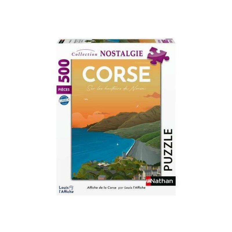 Nathan|Puzzle Nathan Affiche de la Corse Nathan|Puzzle Nathan Affiche de la Corse