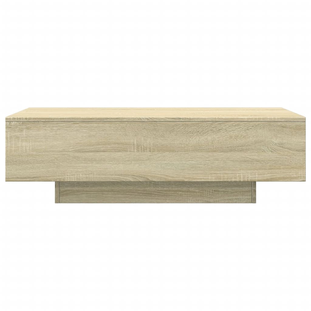 vidaXL Mesa de centro 100x49,5x31 cm derivados madeira carvalho sonoma