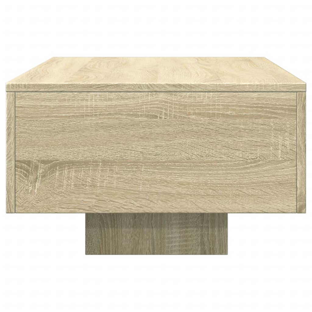 vidaXL Mesa de centro 100x49,5x31 cm derivados madeira carvalho sonoma