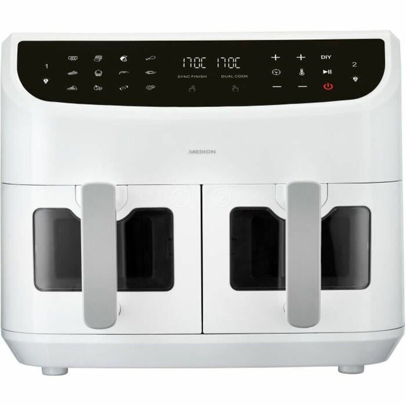 Medion|Fritadeira de Ar Medion LIFE P20 Branco 2600 W 8,7 l Medion|Fritadeira de Ar Medion LIFE P20 Branco 2600 W 8,7 l