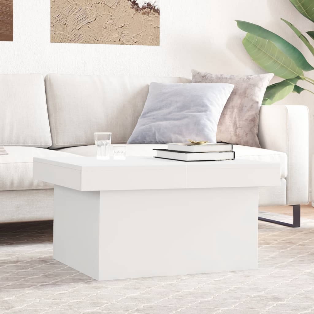 vidaXL Mesa de centro 100x55x40 cm derivados de madeira branco