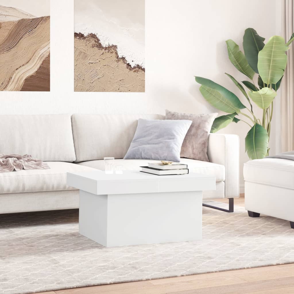 vidaXL Mesa de centro 100x55x40 cm derivados de madeira branco