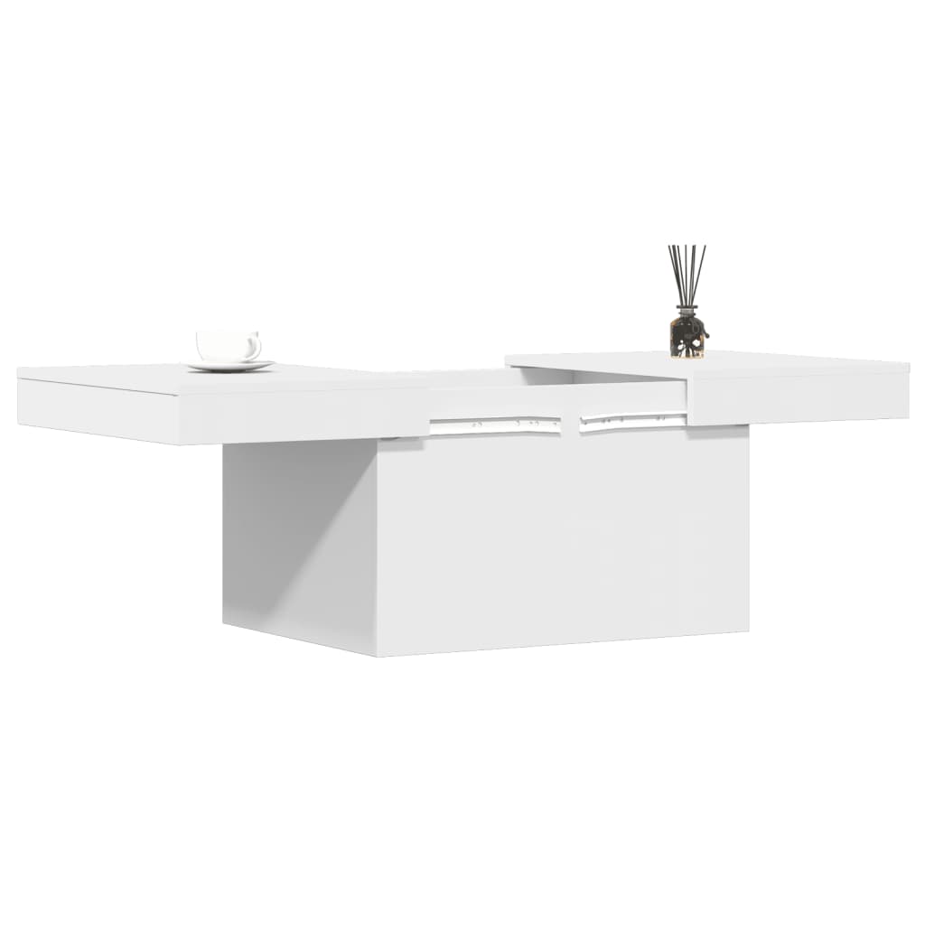 vidaXL Mesa de centro 100x55x40 cm derivados de madeira branco