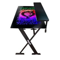 Talius|Mesa de Escritório Gaming Talius Warship X1 120 x 60 x 76 cm Preto Aço