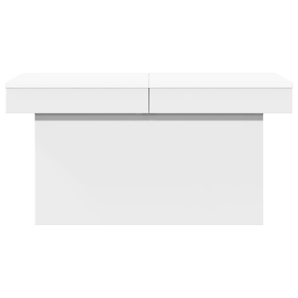 vidaXL Mesa de centro 100x55x40 cm derivados de madeira branco