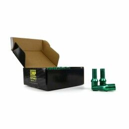 OMP|Set Porcas OMP 27 mm Verde 20 uds M14 x 1,25