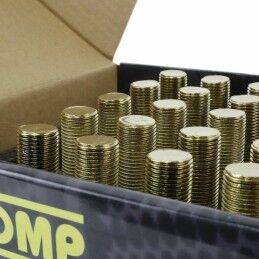 OMP|Set Porcas OMP 27 mm Amarelo 20 uds M14 x 1,25