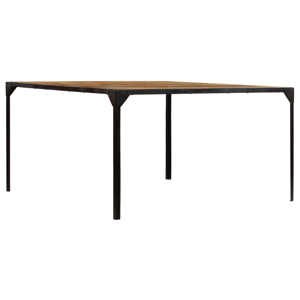 vidaXL Mesa de jantar madeira de mangueira maciça 140x140x76 cm