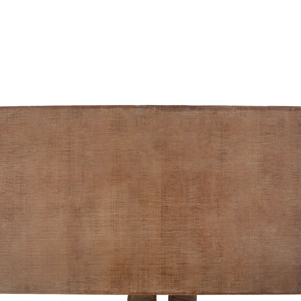 vidaXL Mesa de centro em madeira de abeto maciça 91x51x38 cm castanho