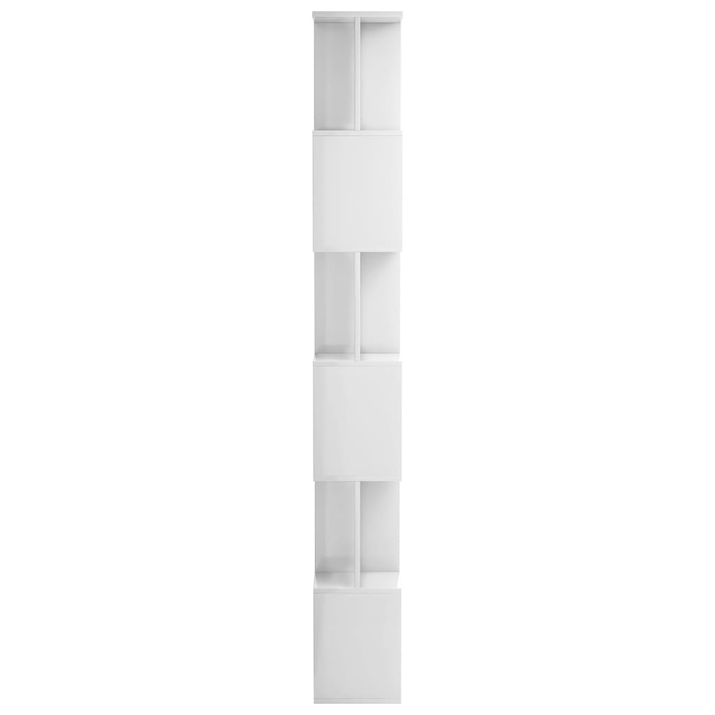 vidaXL Estante/divisória 80x24x192 cm branco brilhante