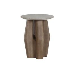Gift Decor|Conjunto de 2 mesas Preto Dourado 50 x 50 x 50 cm