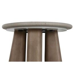 Home ESPRIT|Mesa de apoio Home ESPRIT Madeira Mármore 40 x 40 x 51 cm