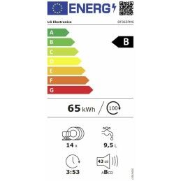 LG|Lava-louça LG DF365FMS.ABMQEES Preto 60 cm