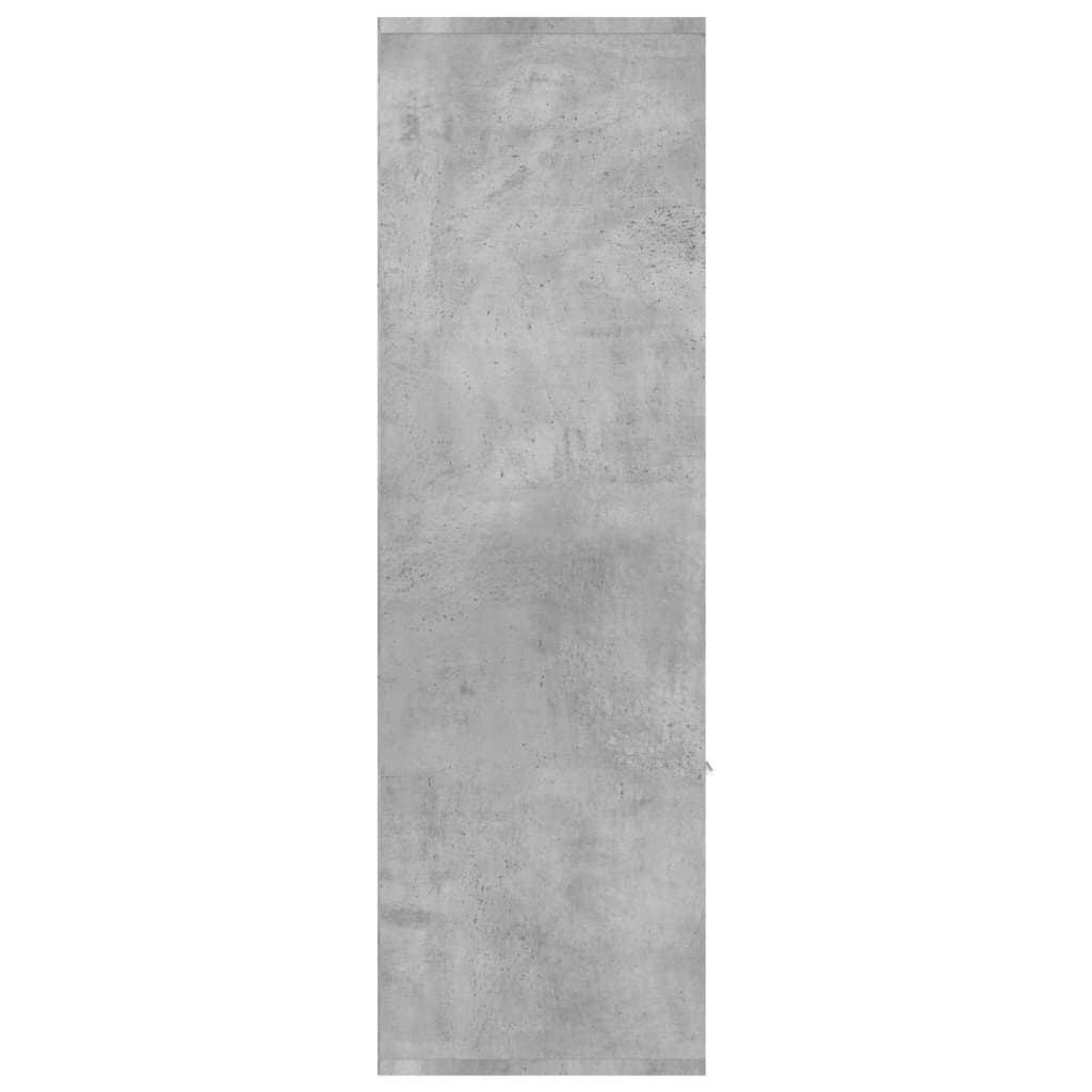 vidaXL Estante 98x30x98 cm derivados de madeira cinzento cimento