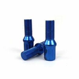 OMP|Set Porcas OMP 27 mm Azul 20 uds M14 x 1,25