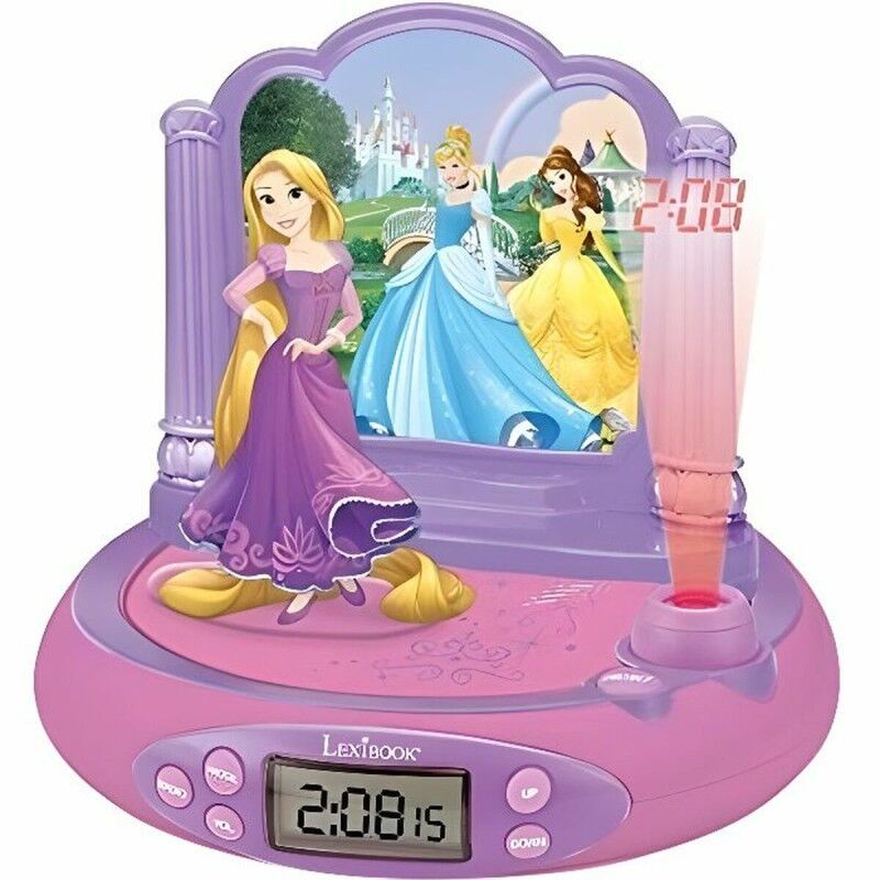 Lexibook|Relógio-Despertador Lexibook Disney Princess Projector Lexibook|Relógio-Despertador Lexibook Disney Princess Projector