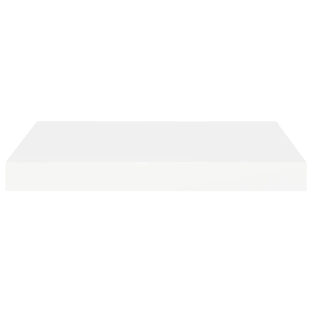 vidaXL Prateleiras de parede suspensas 2 pcs 40x23x3,8cm MDF branco