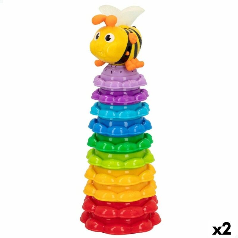 Winfun|Blocos Empilháveis Winfun Abelha 13 x 35,5 x 13 cm 2 Unidades Winfun|Blocos Empilháveis Winfun Abelha 13 x 35,5 x 13 cm 2 Unidades