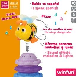 Winfun|Blocos Empilháveis Winfun Abelha 13 x 35,5 x 13 cm 2 Unidades