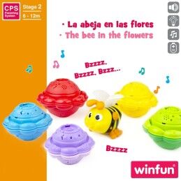 Winfun|Blocos Empilháveis Winfun Abelha 13 x 35,5 x 13 cm 2 Unidades