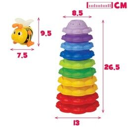 Winfun|Blocos Empilháveis Winfun Abelha 13 x 35,5 x 13 cm 2 Unidades