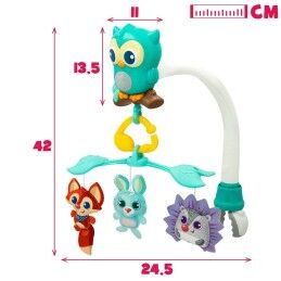 Winfun|Carrossel para Berço Winfun Bosque 3 em 1 31,5 x 42 x 24,5 cm Plástico (4 Unidades)