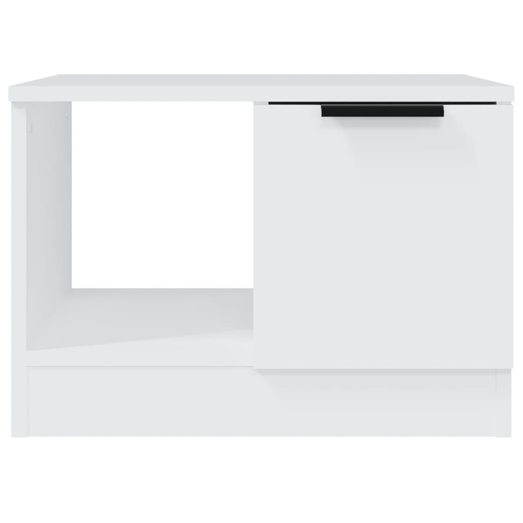 vidaXL Mesa de centro 50x50x36 cm derivados de madeira branco