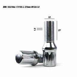 OMP|Set Porcas OMP 27 mm 20 uds M14 x 1,50
