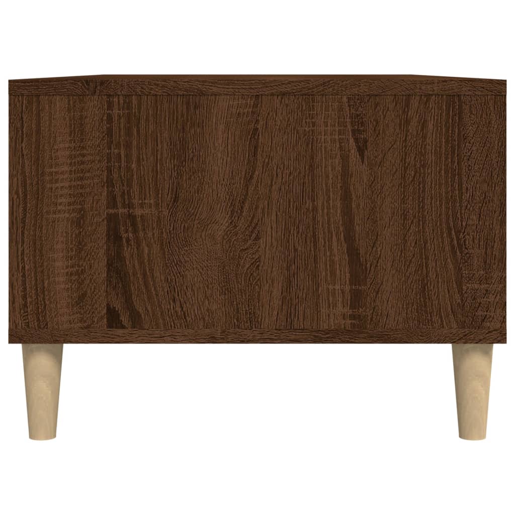 vidaXL Mesa de centro 90x50x36,5cm derivados madeira carvalho castanho