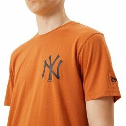 New Era|Camisola de Manga Curta Homem New Era  New York Yankees Castanho