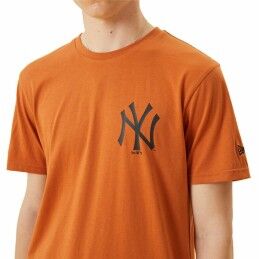 New Era|Camisola de Manga Curta Homem New Era  New York Yankees Castanho