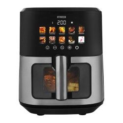 N'oveen|Fritadeira de Ar N'oveen AF770 Preto Prateado 1700 W 6,5 L